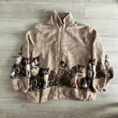 あのちゃん　着用　クッカーファクトリー　猫柄　ジップアップ　シャツ　セットアップ あのちゃん 着用 クッカーファクトリー 猫柄 ジップアップ