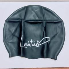スイムキャップ キッズ ロングヘアー シリコン Sサイズ 黒