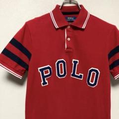 ポロ ラルフローレン RALPH LAUREN ポロシャツ 犬 S 赤 レッド