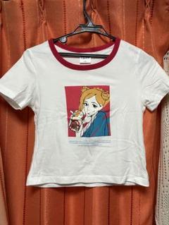 最終値下げ　M ピチT 釘崎野薔薇　呪術廻戦　Tシャツ　クロップド　ショート丈
