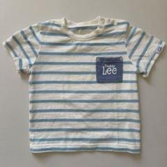 Buddy Lee 青と白ストライプ Tシャツ 80cm