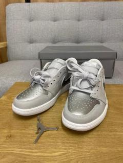 入手困難Nike Air Jordan 1 Low シルバー人気の26Cm 最新ジョーダン☆大人気【NIKE】AIR JORDAN 1 LOW SE シルバー