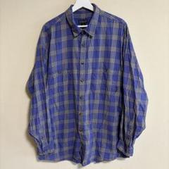 90s ポルトガル製　配色レアPatagonia ヘビーネルシャツ　オンブレ F5。95年ポルトガル製パタゴニア。 オンブレパターンのチェック