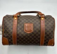 【良品】CELINE(セリーヌ)ボストンバッグ オールド PVC 大容量 茶 CELINE - オールド セリーヌ ボストンバッグ トリオンフ