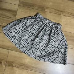 グローバルワーク　ヒョウ柄スカート (インナーショートパンツ付き）　140