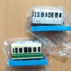 ❬未使用❭カプセルプラレール 特別番外編 江ノ電スペシャル8 後尾車2点
