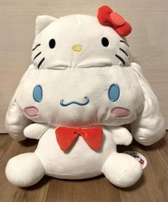 キティダイカットクッションピンクリボンいちごベアピンクタグ付き