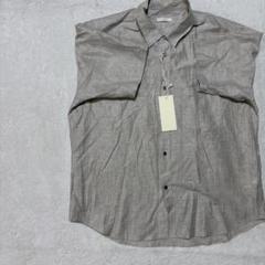 【新品未使用】LIDNM☆シャツ　リネンシャツ☆L☆オフホワイト