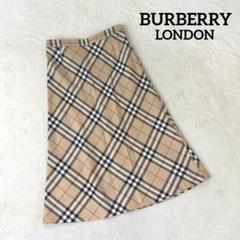 BURBERRY LONDON バーバリー ノバチェック ロングスカート