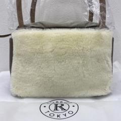 ◎109 良品 russet ラシット トートバッグ キューブ アイボリー タグ ◎109 良品 russet ラシット トートバッグ キューブ アイボリー