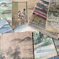 京の骨董品です！京風景 色紙 9枚 15画 K2514 京の骨董品です！京風景 色紙 9枚 15画 K2514 - メルカリ