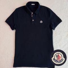 モンクレール MONCLER ビンテージ 鹿の子 ポロシャツ 国内正規 MONCLER モンクレール 鹿の子 ポロシャツ 8A00019 999ブラック
