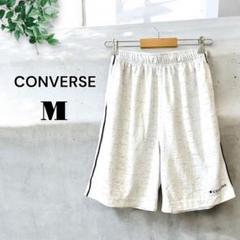 コンバース M 白 ジャージ ハーフパンツ ロゴ 練習着 パジャマ 総柄