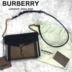 入手困難 バーバリー MACKEN ショルダーバッグ ノバチェック ブラック 入手困難 バーバリー MACKEN ショルダーバッグ ノバチェック