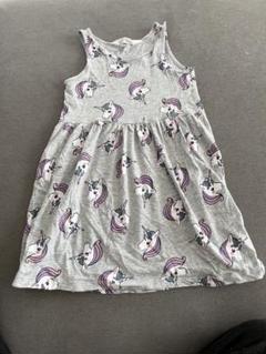 H&M ユニコーン柄 ワンピース 98/104