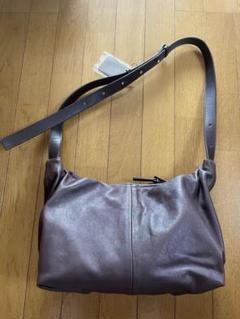 新品★ CLOVE ソフトレザーショルダーバッグ　ブラウンのサムネイル