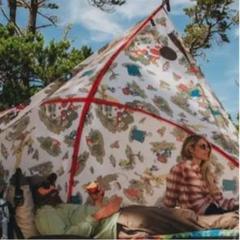 BURTON BIG AGNES テント 花柄 ドーム型 BURTON バートン テント 2人用 キャンプ フェス アウトドア