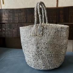 rectangle シルバーバスケット　ビッグトート RECTANGLE Silver basket big tote | permanente