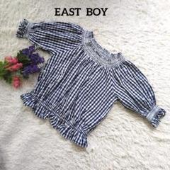 EAST BOYイーストボーイ【ギンガムチェック】【フリル】半袖F