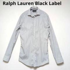 RALPH LAUREN BLACK LABEL メンズシャツ　美品　白ｘ黒　Ｓ