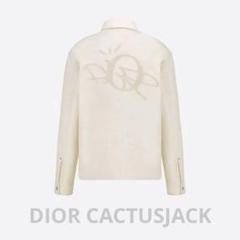 今だけお値下げ★DIOR × CACTUSJACK ジャケット　ホワイト 今だけお値下げ☆DIOR × CACTUSJACK ジャケット ホワイト - メルカリ