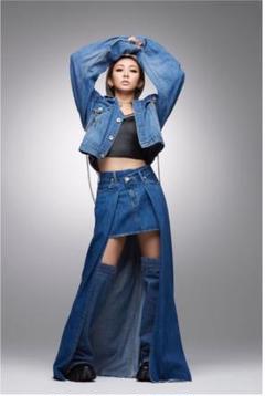 【GYDA】週末限定SALE⭐︎倖田來未コラボ ロングスカート　新品タグ付き 倖田來未⭐︎ロングデニムスカートショーパン - メルカリ