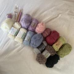 毛糸　編み物セット　ハンドメイド　材料　韓国