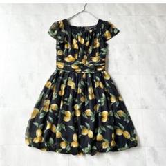 【美品】M'S GRACY 膝丈ワンピース フレア ノースリーブ 38 総柄 美品☆エムズグレイシー M'SGRACY ワンピース ノースリーブ 38