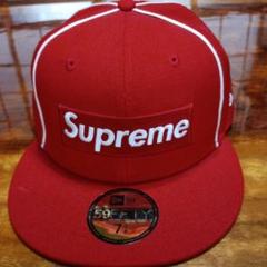 Supreme New Era Piping Box Logo 7 3/8