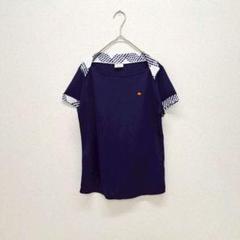 エレッセ トップス Tシャツ スポーツウェア 半袖 ブルー フリーサイズ