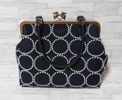 mina perhonen カドルバッグ cuddle bag tambourine 刺繍 がま口