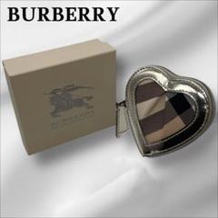 極美品☆BURBERRY☆バーバリー☆コインケース☆ハート型☆シルバー☆ケース付のサムネイル