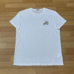 ［極美品］MONCLER XXL ダブルロゴ　ホワイト Tシャツ　4S434