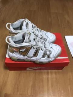 NIKE ナイキ スニーカー モアテン white chrome