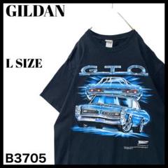 古着 ポンティアック GTO プリント Tシャツ 自動車メーカー 黒 Lサイズ