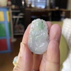 翡翠 仏像デザイン ペンダント