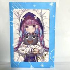 未開封 湊あくあ 箔押し複製サイン入り ポストカード 活動4周年