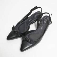 【未使用級】ロックポート サンダル ミュール ストラップ リボン 23.5cm