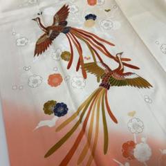 未着用金駒刺繍金彩菊花遠山訪問着着物013a p