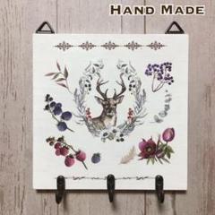 キーフック 鹿【ハンドメイド】のサムネイル