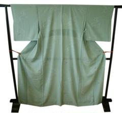 美品 夏物 お茶事に最適 駒絽 小紋(正絹)仕立上り＜KK985＞ 美品 夏物 お茶事に最適 駒絽 小紋(正絹)仕立上り＜KK985