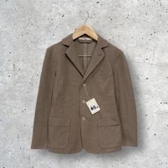 ★ 美品 45rpm テーラード ミリタリージャケット 45R umii908 45rpm - umii 908/45R/45rpm 千鳥格子 サイズ1 リネンテーラード