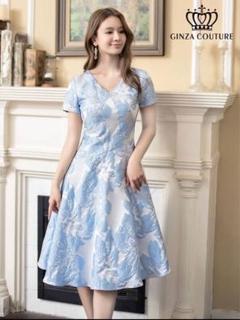 8:3 GINZACOUTURE ワンピース ドレス パーティ キャバ フレア 8:3 GINZACOUTURE ワンピース ドレス パーティ キャバ フレア