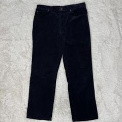 【訳あり】 80s 美品】Lee コーデュロイパンツ w38 ブラックUSA製 200 パンツ