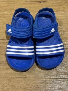 adidas 青 サンダル 15.0
