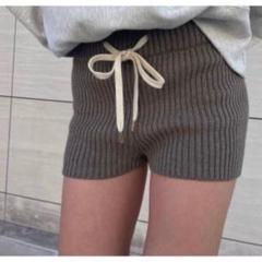 juemi ブラレット ニットショートパンツ セット