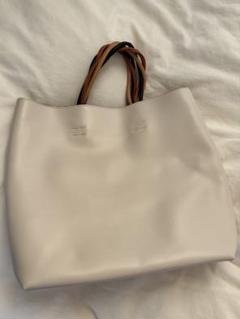 GIANNI CHIARINI ホワイトハンドバッグ