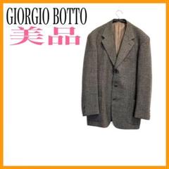 GIORGIO BOTTO赤 テーラードジャケット 2B綿麻混イタリア生地A5 GIORGIO BOTTO赤 テーラードジャケット 2B綿麻混イタリア生地A5