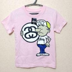 Stussy ステューシー Tシャツ キッズ Ｍサイズ 130cm ピンク