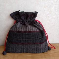巾着袋✤545着物✨ハンドメイド、帯、着物リメイク